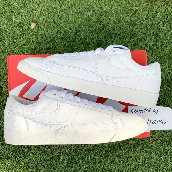 Nike Shoes - Nike Blazer low triple white